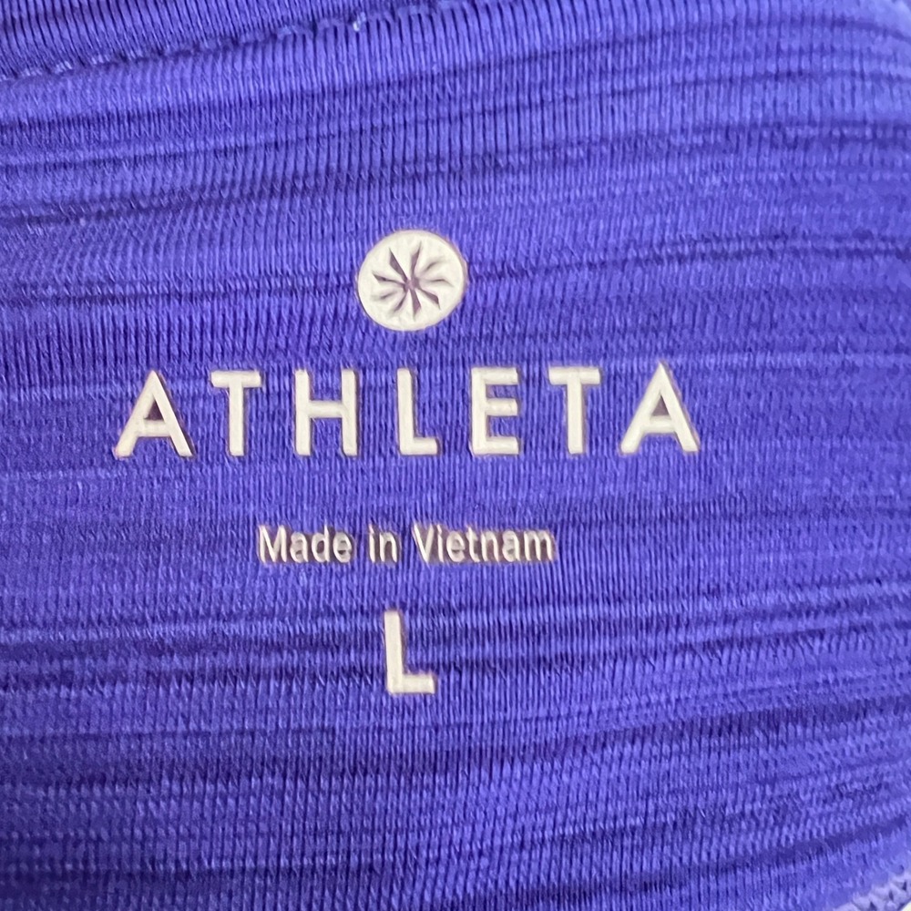 Athleta Swagger Skort Sz Large Tennis Skirt Purple Ruffle Sporty Athletic - Picture 4 of 9